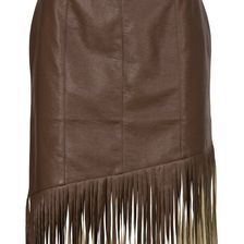 Fustă din imitaţie de piele 