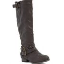 Incaltaminte Femei CheapChic Hop On Faux Leather Moto Boots Brown