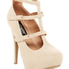 Incaltaminte Femei Elegant Footwear Asya Platform Strap Pump NUDE