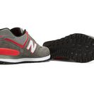 Incaltaminte Femei New Balance 574 New Balance Grey with Red White