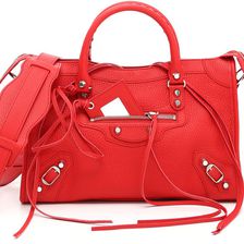 Balenciaga Small Classic City Bag ROUGE CERISE