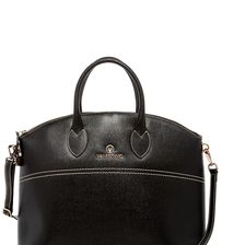 Valentino By Mario Valentino Bravia Saffiano Leather Convertible Tote BLACK