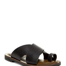 Incaltaminte Femei MIA Ofelia Crisscross Sandal BLACK LEAT