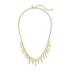 Bijuterii Femei Rebecca Minkoff BeadBar Collar Necklace 12K with Pearl