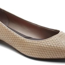 Rockport Total Motion Adelyn Ballet Smog Diamond Snake