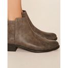 Incaltaminte Femei Forever21 Faux Leather Chelsea Boots Dark grey