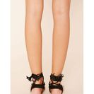 Incaltaminte Femei Forever21 Faux Suede Lace-Up Sandals Black