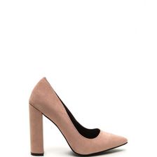 Incaltaminte Femei CheapChic Business Chic Pointy Chunky Heel Pumps Blush