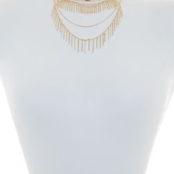 14th & Union Dreamcatcher Fringe Collar GOLD