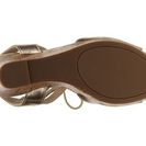 Incaltaminte Femei G by GUESS Estes Wedge Sandal Gold Metallic