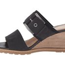 Incaltaminte Femei Rockport Garden Court Buckled Slide Black Embossed Nubuck