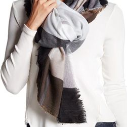 Accesorii Femei Collection Xiix Colorblock Plaid Square Scarf NEUTRAL