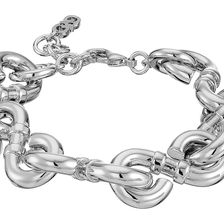 Cole Haan Logo Link Line Bracelet Light Rhodium