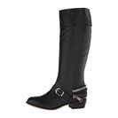 Incaltaminte Femei Chinese Laundry Solar Knee High Buckled Boot Black Leather
