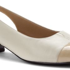 Trotters Dea Bone Kid/Taupe Patent