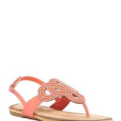 Incaltaminte Femei Elegant Footwear Cecily Embellished Sandal CORAL