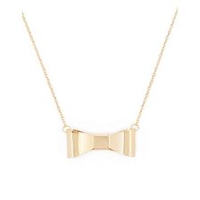 Bijuterii Femei Forever21 Bow Pendant Necklace Gold