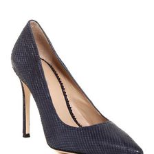 Incaltaminte Femei Pour La Victoire Celeste Pump Navy Textured Leather