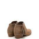 Incaltaminte Femei CheapChic Fringe Fandom Faux Suede Booties Taupe