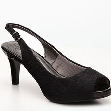 Incaltaminte Femei LifeStride Teller Floral Lace Sandal Black