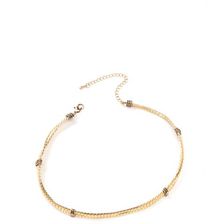 Bijuterii Femei CheapChic Art Deco Idol Metal Choker Gold