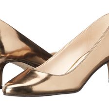 Cole Haan Lena Mid Pump II Gold Metallic