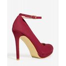 Incaltaminte Femei CheapChic Round About Platform WineBurgundy