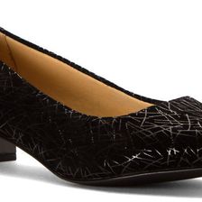 Trotters Lola Black Embossed