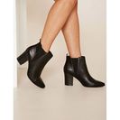 Incaltaminte Femei Forever21 Faux Leather Chelsea Boots Black