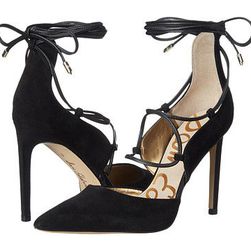 Incaltaminte Femei Sam Edelman Dayna Black Kid Suede Leather