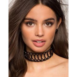 Bijuterii Femei CheapChic All Looped Metal Choker Black