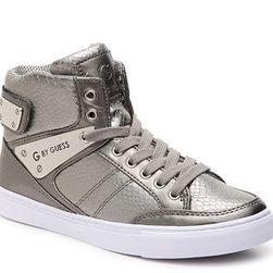 Incaltaminte Femei G by GUESS G by Guess Odean High-Top Sneaker Pewter Metallic