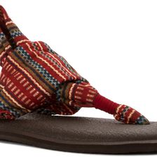 Sanuk Yoga Sling 2 Prints Burgundy Bayridge Blanket