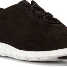 Cole Haan ZerøGrand Perforated Trainer Black Perf Nubuck/Optic White