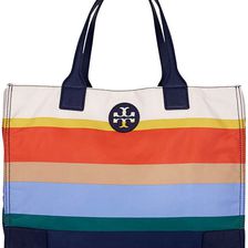 Tory Burch Ella Printed Packable Tote - Journey Stripe N/A
