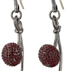 Marc by Marc Jacobs Pave Cherry Earrings Cherry Multi