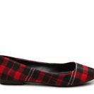 Incaltaminte Femei Mix No 6 Danzey Plaid Ballet Flat BlackRed