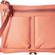 Fossil Piper Small Crossbody Papaya