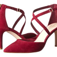 Cole Haan Juliana Ankle Strap Pump 75 Cabernet Suede