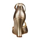 Incaltaminte Femei Lilly Pulitzer Janie Wedge Gold Metal