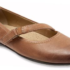 Trotters Simmy Rust Veg Tumbled Leather