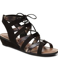 Incaltaminte Femei CARLOS by Carlos Santana Keri Wedge Sandal Black