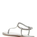 Incaltaminte Femei Athena Alexander Nova Embellished T-Strap Sandal SILVER