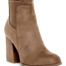 Incaltaminte Femei Legend Footwear Sana Chelsea Block Heel Boot Taupe