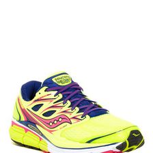 Incaltaminte Femei Saucony Hurricane ISO Running Shoe CITRON-NAV