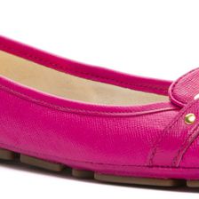 Michael Kors Fulton Moccasin Fuschia Leather