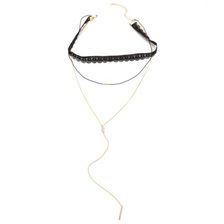 Bijuterii Femei CheapChic Throwback Legend Layered Choker Goldblack