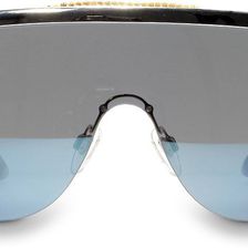 Ralph Lauren Woven Shield Sunglasses Silver