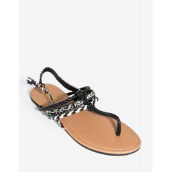 Incaltaminte Femei CheapChic Archer-187 Go For The Bold Sandal Black