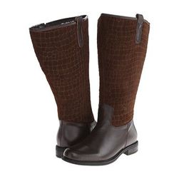 Incaltaminte Femei David Tate Best Wide Shaft Brown CalfskinSuede